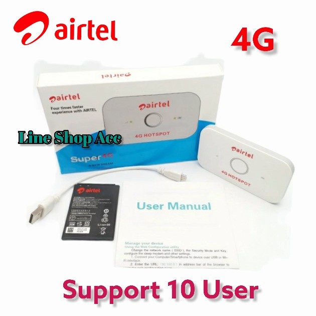 MODEM WIFI 4G / MODEM AIRTEL 4G ( SUPPORT SEMUA KARTU)