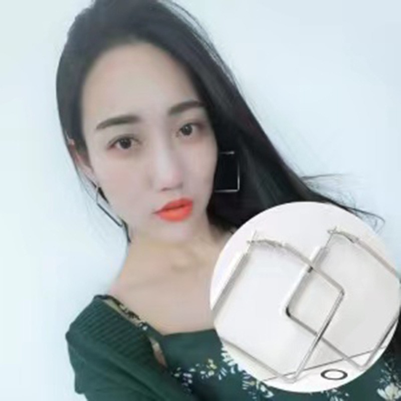 ➰CKK➰ Anting Segitiga Earrings FA107 Cool Geometric Matel Simple Earring Women Jewelry