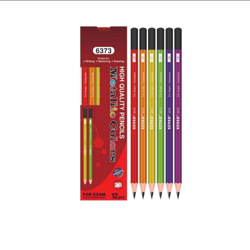 Pensil 2B KENKO 6373 Metalic