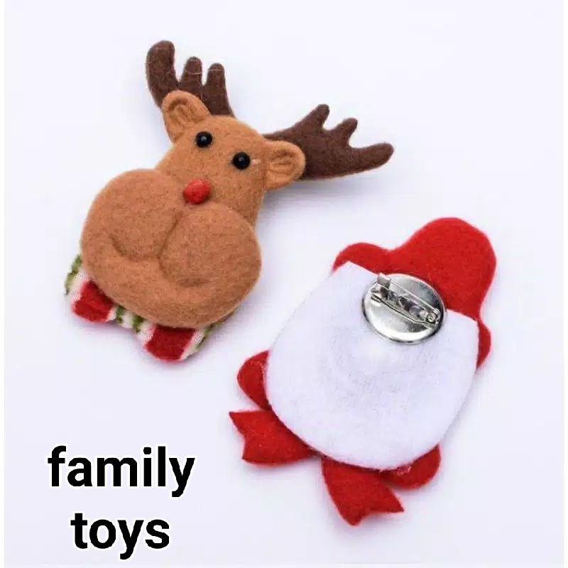 family games Pin bros led snowman rusa santa claus dekorasi natal nyala lampu christmas