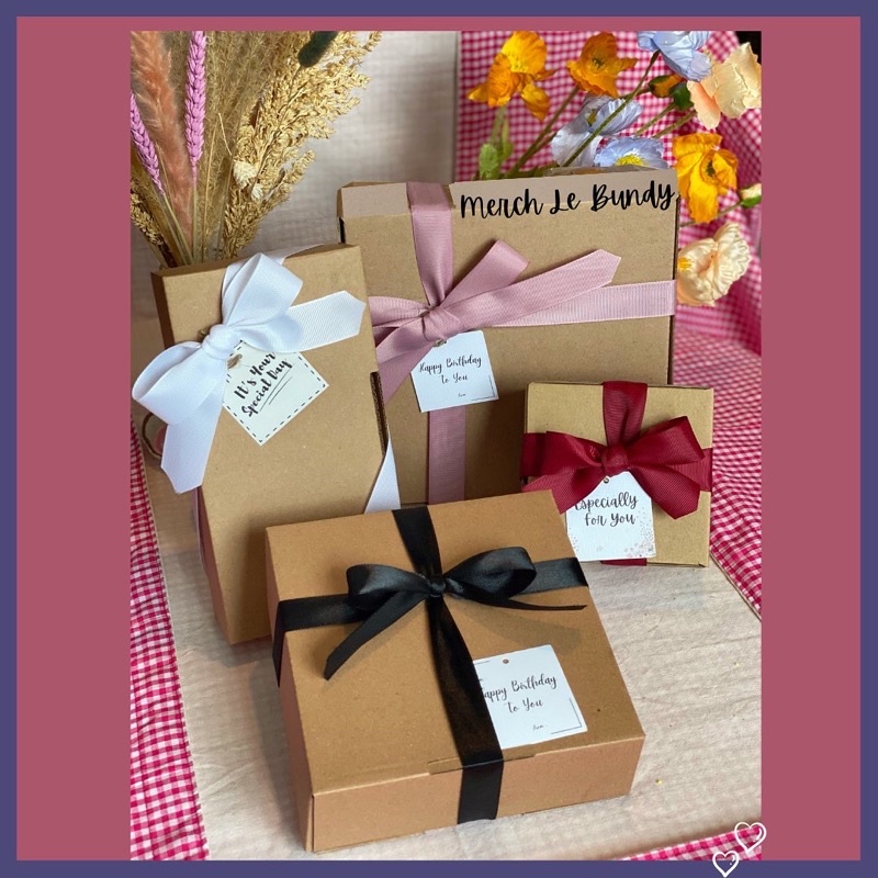 

hampers box PITA RIBBON / kotak gift / box die cut / kotak kado