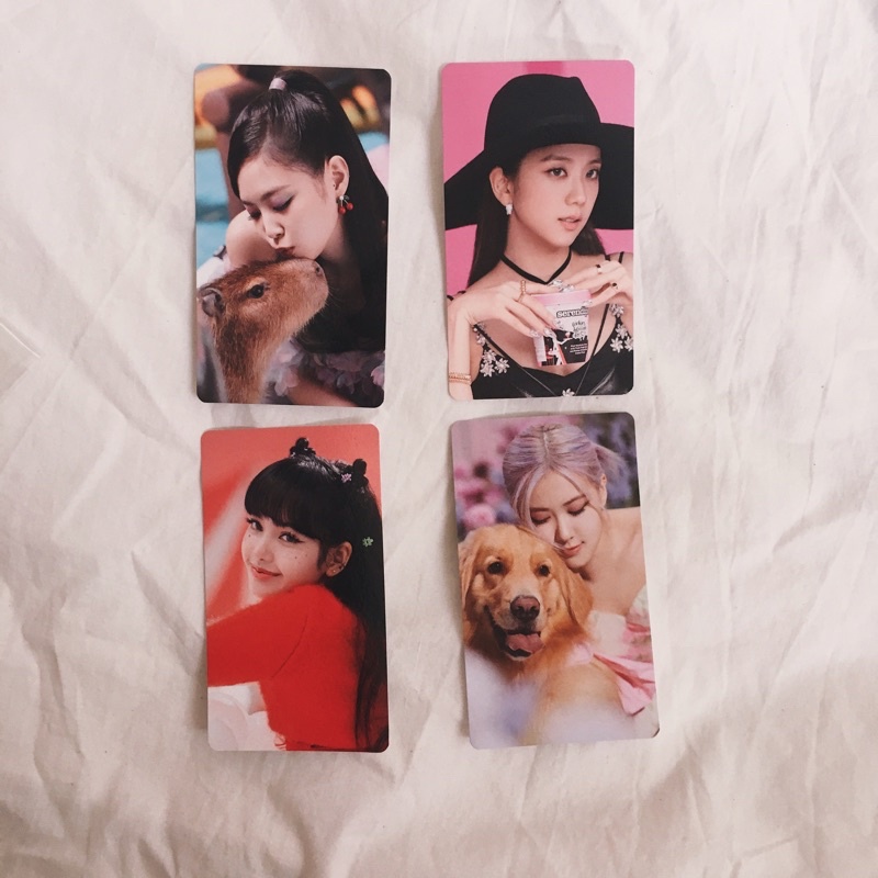 RARE OFFICIAL 100% BLACKPINK 4+1 POP UP STORE KOREA PHOTOCARD PC YGSELECT YG JENNIE LISA ROSE JISOO