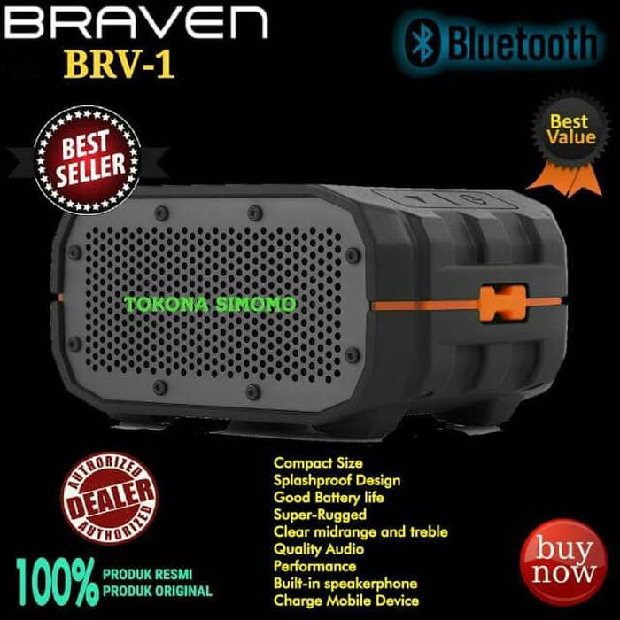 PROMO BRAVEN BRV1 / BRV 1 PROFESSIONAL PORTABLE BLUETOOTH SPEAKER ORIGINAL MURAH