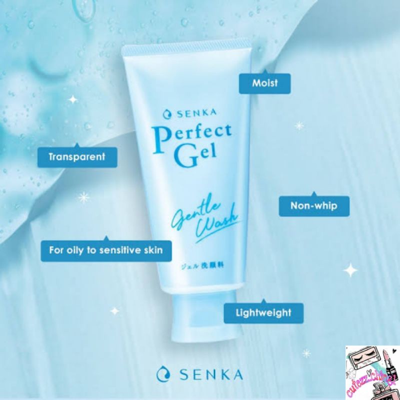 ☃️Cutezz_Ching1☃️Senka Perfect Gel Gentle Wash 100ml