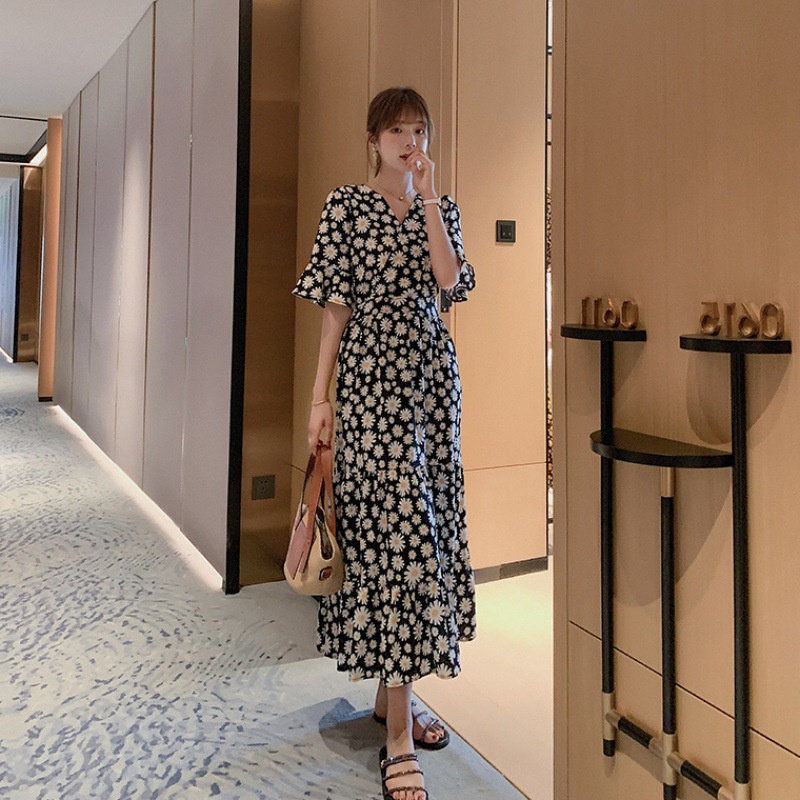 [COD] LB - Koleksi dress motif terbaru / Dress fashion import terbaru / Korean fashion dress / D162