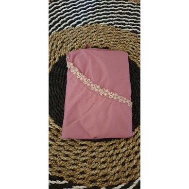 rizfaimelda-(COD)Jilbab Instan Jumbo Serut Renda KupuKupu Hijab Mawadah Jersey-Salem