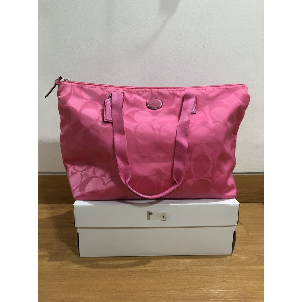 Tas Wanita Coach Original Hand Bag Pink (Preloved)