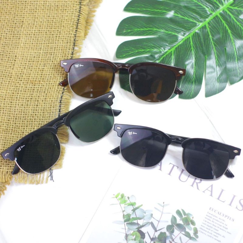 Kacamata Sunglass Retro Half Frame 225KT