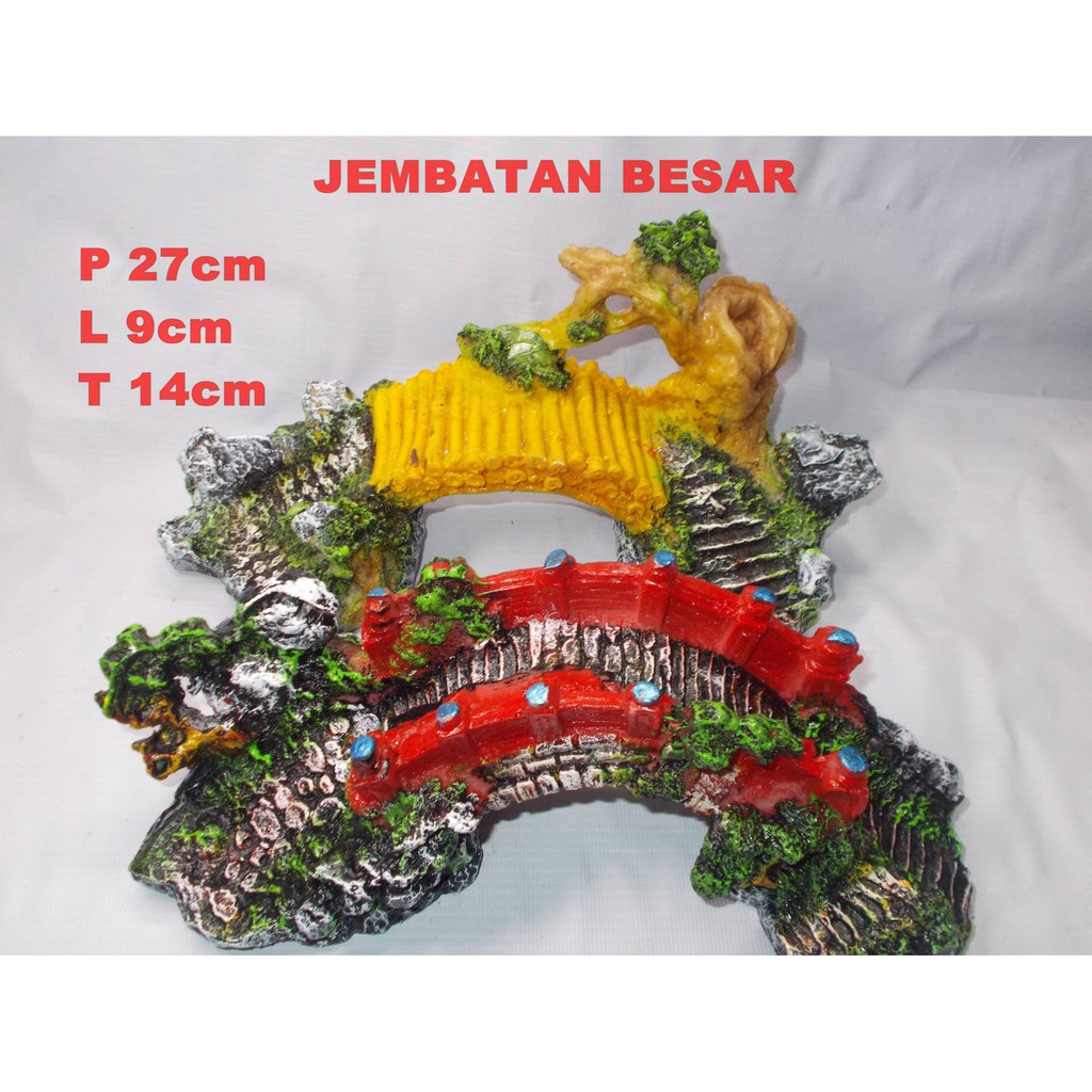 HIASAN AQUARIUM JEMBATAN BESAR / HIASAN AQUASCAPE DIORAMA JEMBATAN