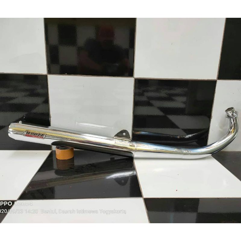 BPAZZ Knalpot Standar Racing Yamaha RX King Chrome Original B-PAZZ