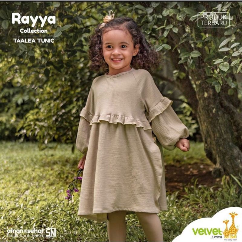 VELVET junior taqiyya &amp; taalea tunic rayya colection / tunik Velvet junior taalea dan taqiya dress Velvet junior