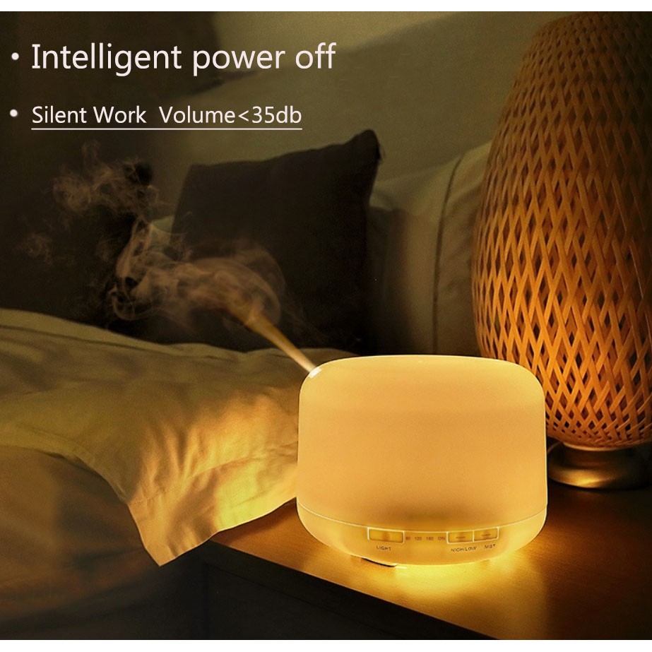 Humidifier Disfuser Aromaterapi 500ML REMOTE COD TIDAK FREE OIL-3