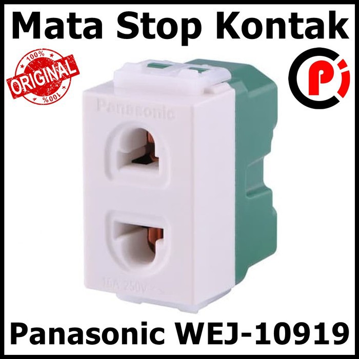 Harga 1pcs  Merek : PANASONIC Tipe : WEJ-5531 Warna : Putih Sebagai Penghubung/pemutus arus listrik