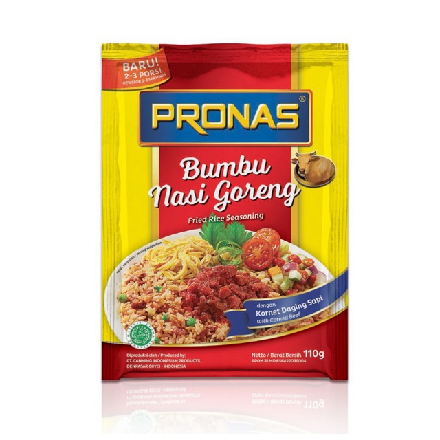 

Pronas Bumbu Nasi Goreng Kornet 110 gr