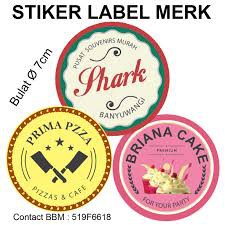 

stiker bulat / stiker logo / stiker olshop / stiker label