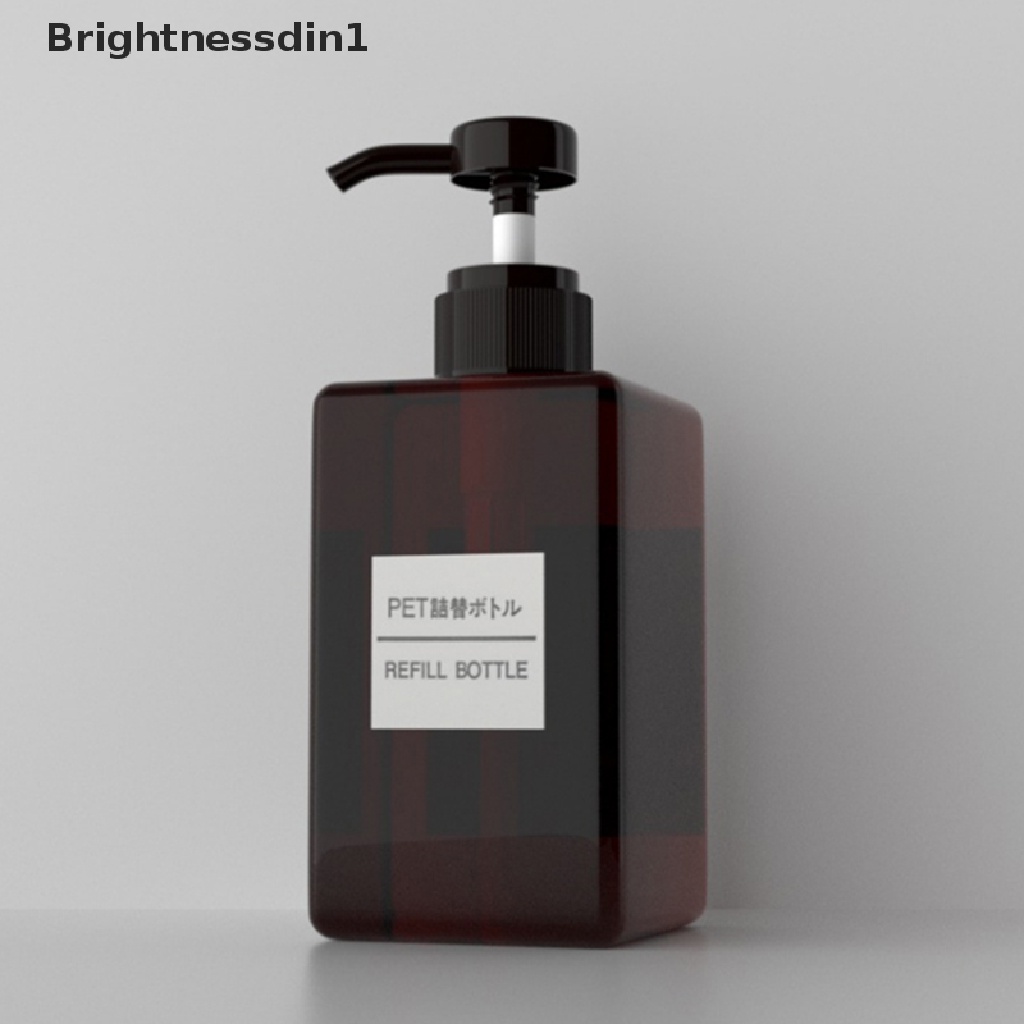 Botol Lotion Kosong Portabel Bahan Plastik Transparan 1 In 1 Untuk Sampo Sabun Tangan