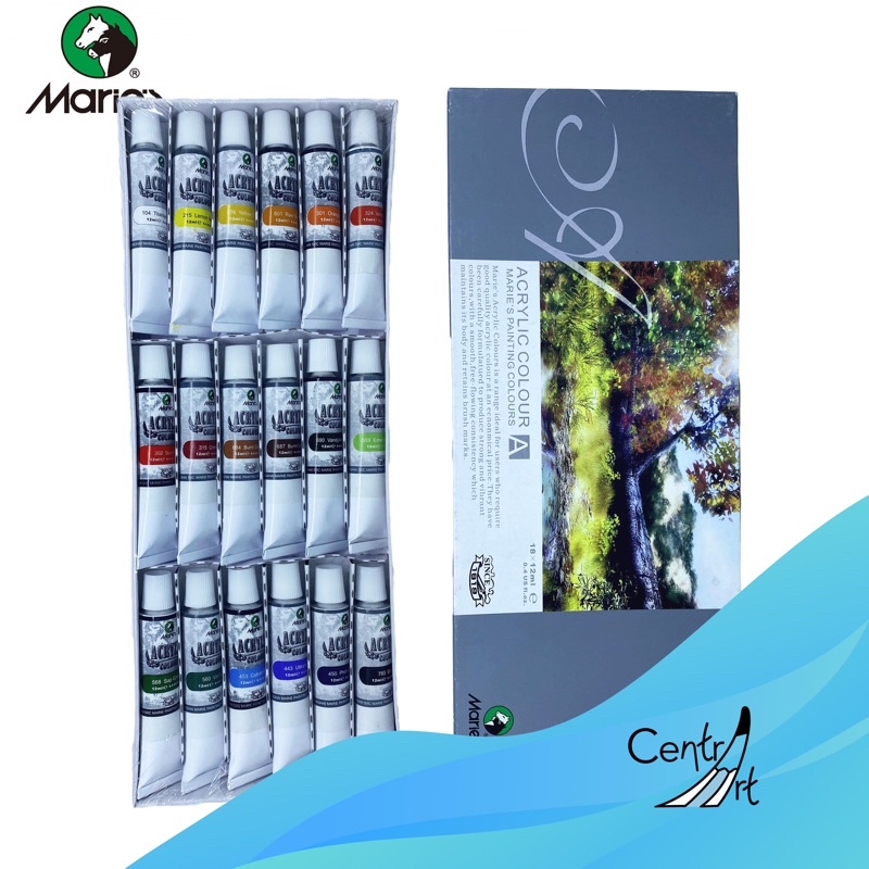 

Maries cat Acrylic set 18 warna x 12ml