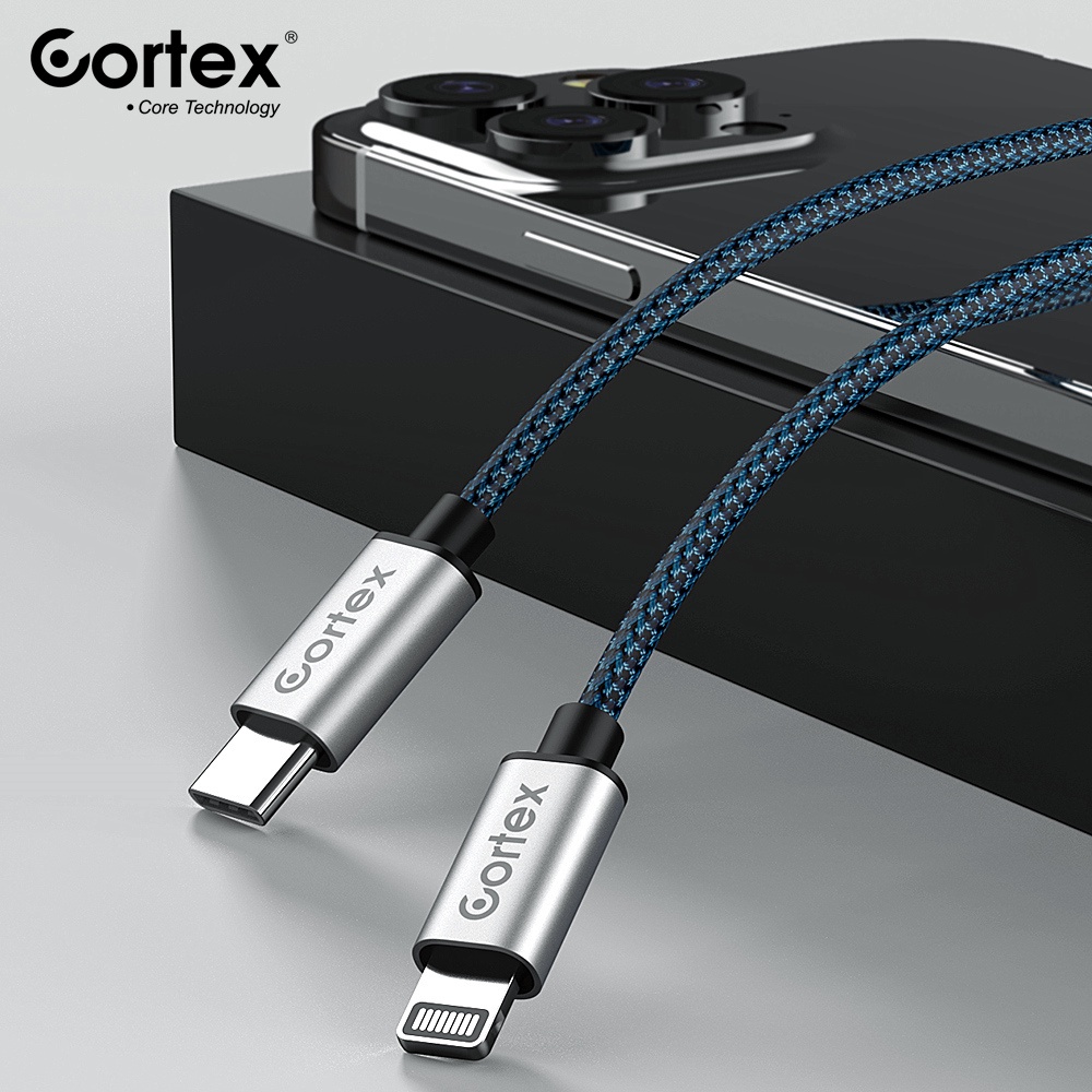 Cortex KE-201 PD Kabel Type C to Lightning PD 18W 20W 30W Fast Charging iPhone 11/12/13/14 Cable Data