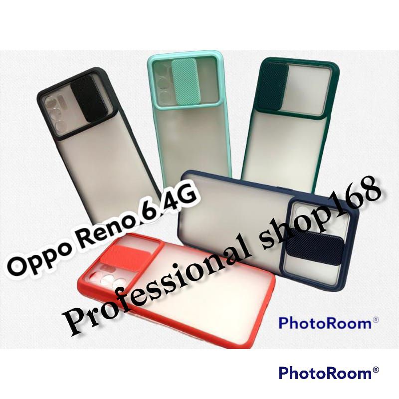 PS - OPPO RENO 6 / RENO 6 4G CASE SLIDE CAMERA PROTECTOR SLIDING COVER PELINDUNG KAMERA SILIDING GES