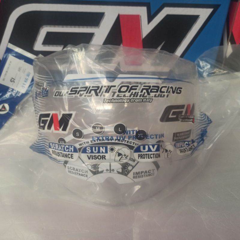 Visor KACA Helm GM INTERCEPTOR CLEAR ORIGINAL
