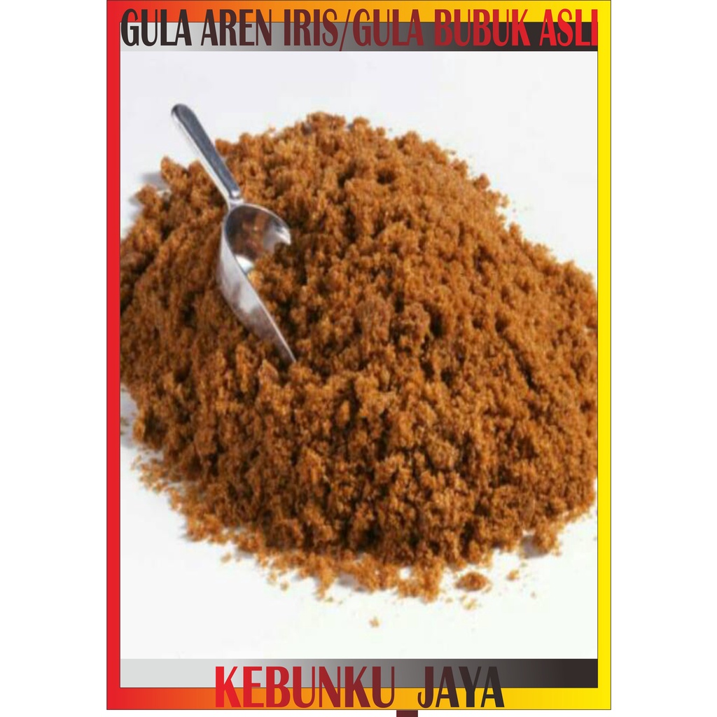 

Gula Aren Iris/Bubuk 500 Gram Asli Khas Pangandaran