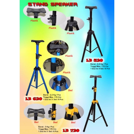 stand speaker tiang speaker LB520 520 advance sk10C 10c meeting berdiri