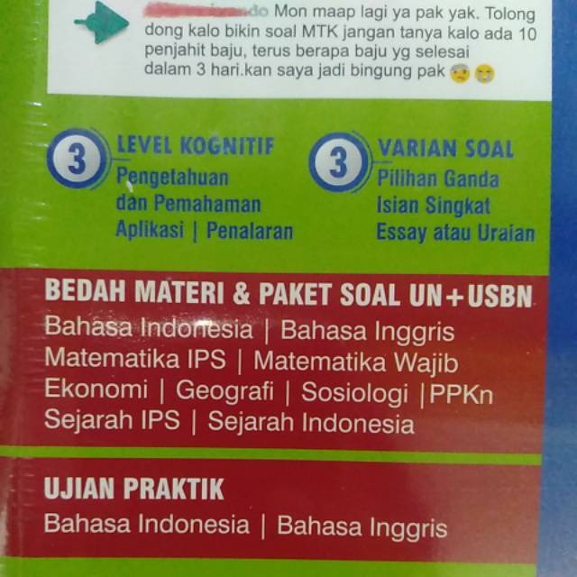 Un Usbn Sma Ipa 2020 Peringkat 1 Un Usbn Sma Ma Ips 2020 Buku Latihan Soal Un Usbn Sma 2020 Shopee Indonesia