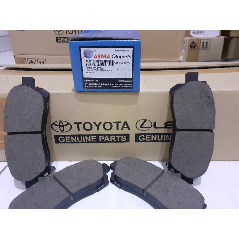 Brakepad/Kampas rem depan Avanza/Xenia/Rush/Terios/Apv/Taruna Asli Akebono