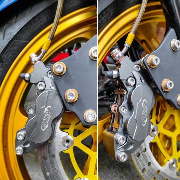 Readyy kaliper 4p ktc 4 piston cakram ktc racing kaliper ktc racing kytaco Brembo nissin rcb nmax
