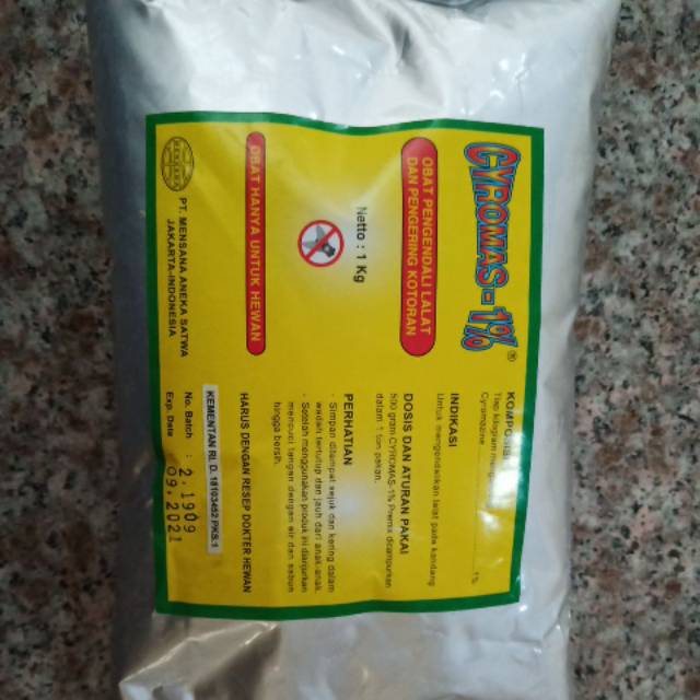 CYROMAS (pengering kotoran,penghilang bau dan pengusir lalat 1KG
