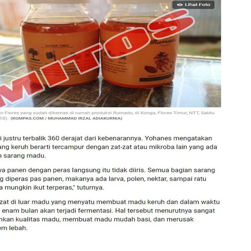 

Paling Laris Madu Murni Sumbawa 100% Asli,No Baduy, Uray^^