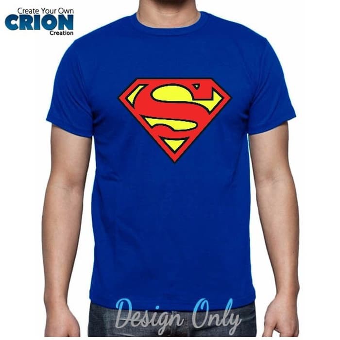 Kaos Superman - Superman Classic Logo - By Crion