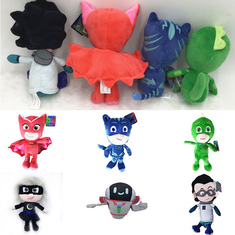 Masker Plush PJ Boneka Mainan Catboy Gekko Luna Gadis Owlette Romeo Figure Hadiah Untuk Anak