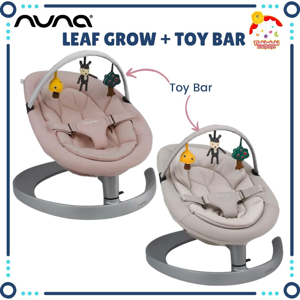 Nuna Leaf Grow dan TOYBAR mainan gantung sudah termasuk