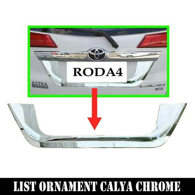 List List Ornament Belakang Calya Chrome - ZIVARIASI
