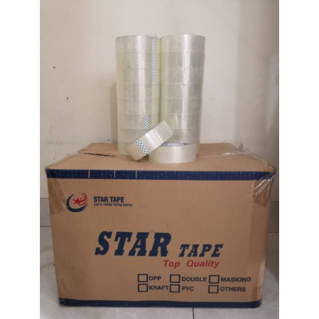 IZANY Lakban Bening Star Tape 100 Yard CALLISTA