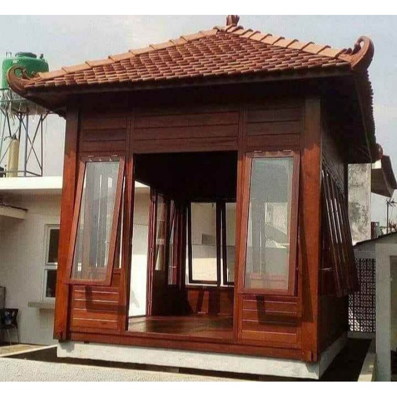Rumah Kayu Minimalis Ukuran 3mx3m Bahan Kayu Kelapa Shopee Indonesia