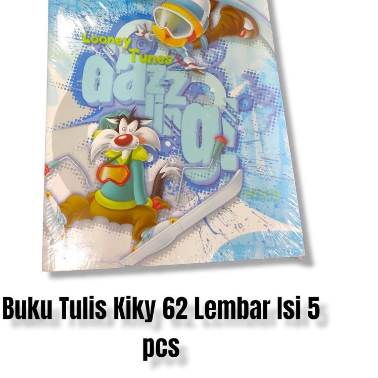 

Buku Tulis Sekolah KIKY 62 Lembar isi 5 pcs buku Motif Random - Shsnp !!