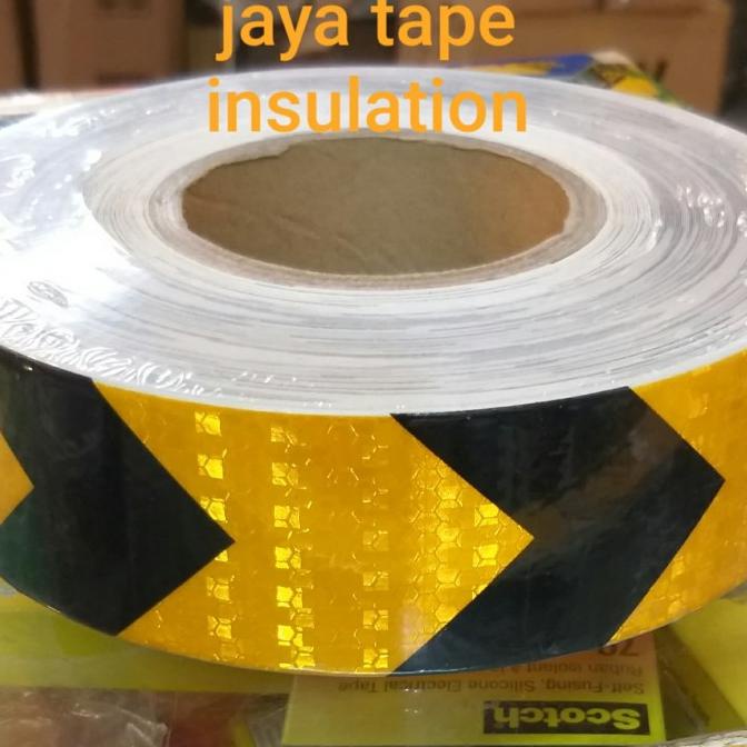 

sticker stiker scothlite reflector panah-scotlite mantul cahaya 2"x45M