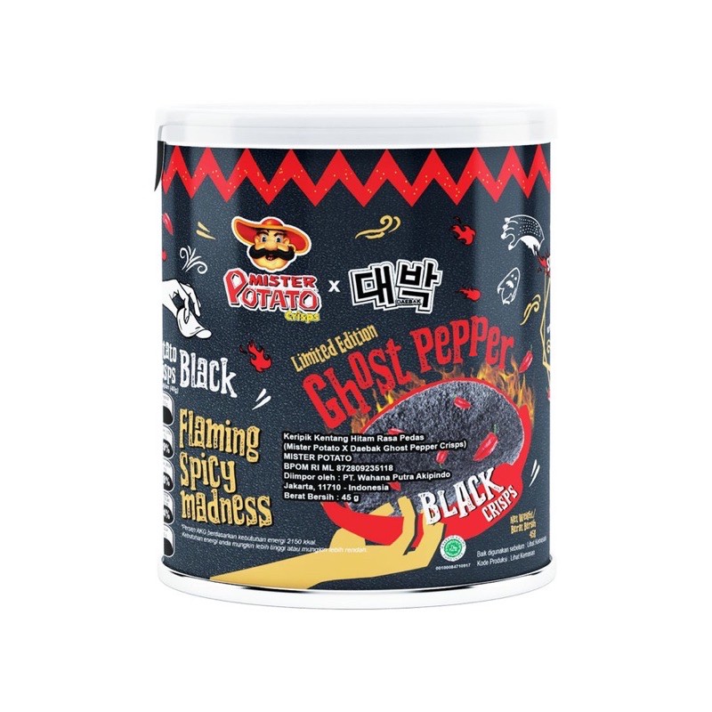 

Mister Potato Ghost Pepper 45G