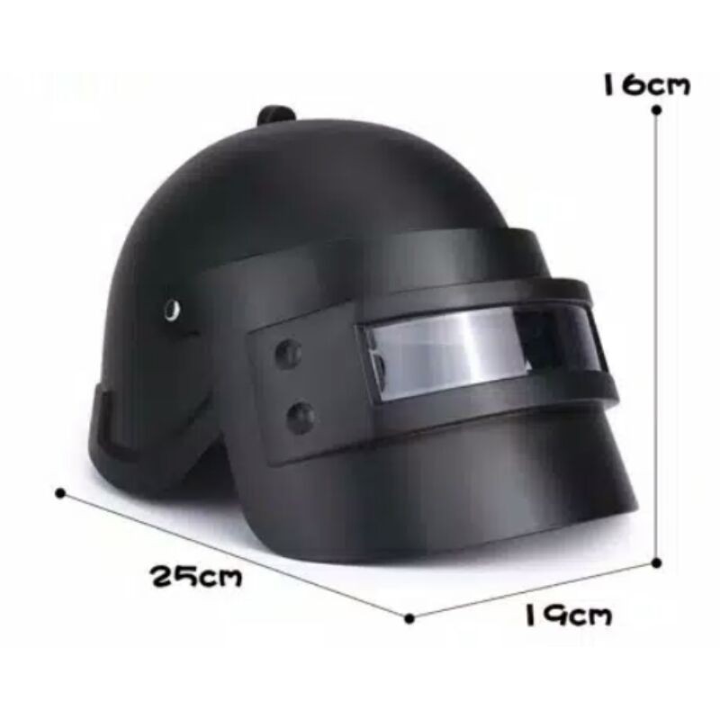 Mainan Helm PUBG Cosplay + Mainan Panci Plastik Logo PUBG Cosplay Remaja Dewasa