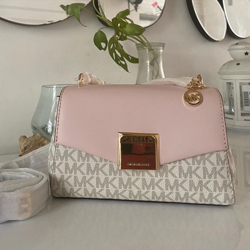 mk lita small vanilla blush pink