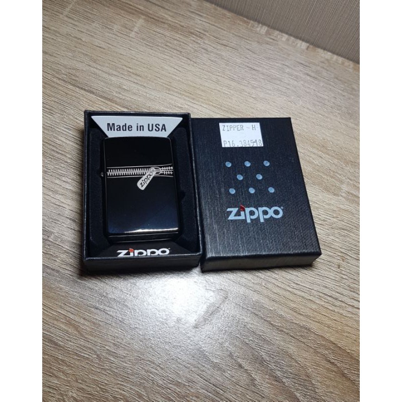 ZIPPO FUUL BLACK ICE MOTIF SLETING CLASIC