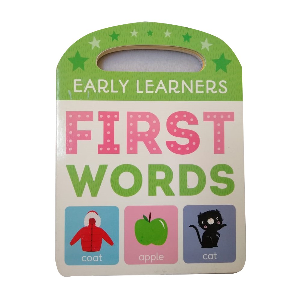 FIRST WORDS Buku Bayi Early Learners  board book - kata pertama bbw