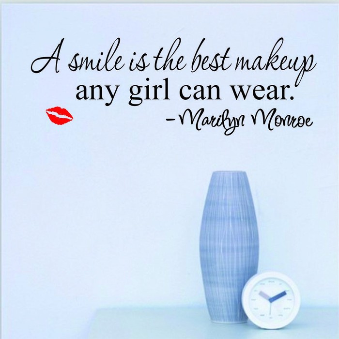 Wall Decal - Stiker Dinding MARILYN MONROE Quote