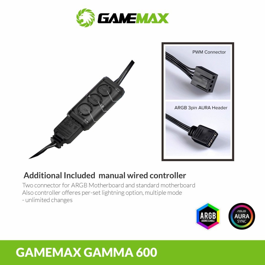 Gamemax GAMMA 600 RAINBOW CPU COOLER