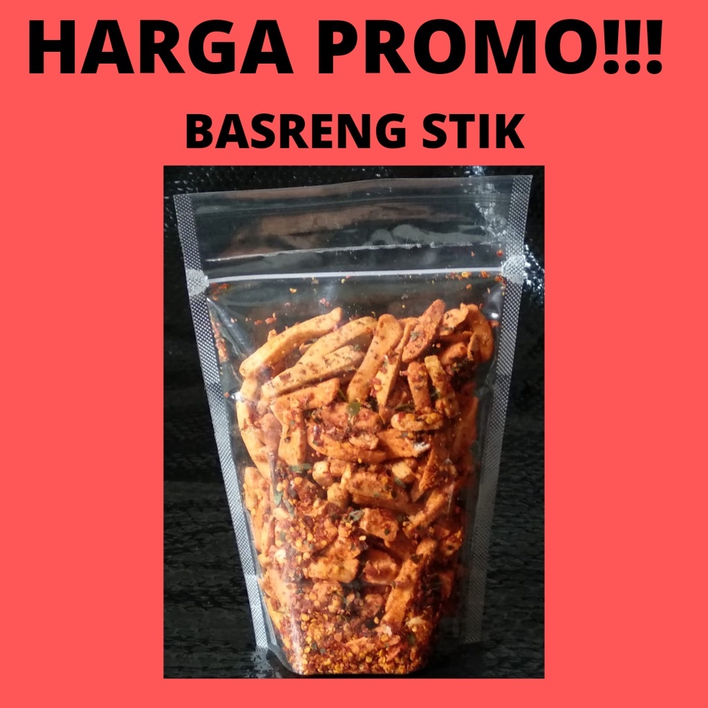 

Basreng Stik 250gr Pedas Daun Jeruk Makanan Ringan Bastik Renyah Dan Gurih Kiloan