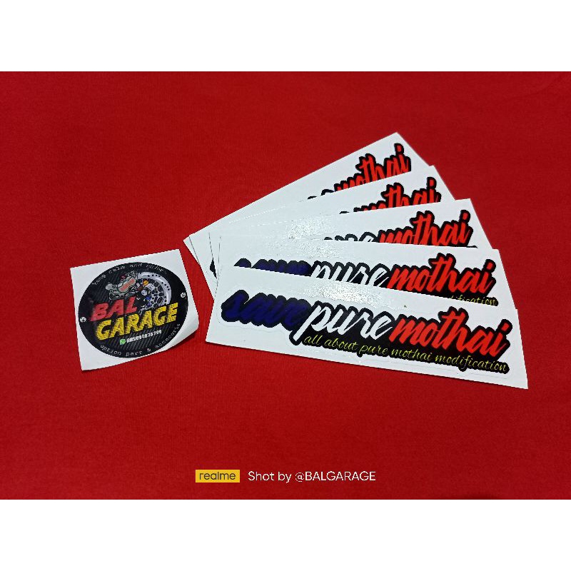 stiker save pure mothai printing