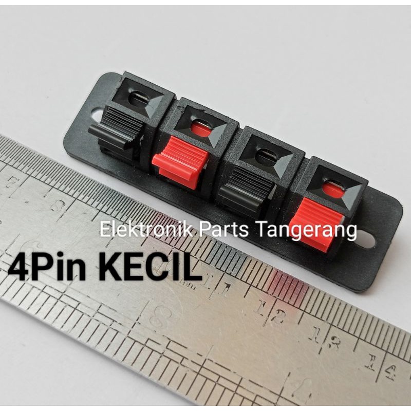 TERMINAL SPEAKER 4 PIN TERMINAL KABEL SPEAKER 4 PIN KECIL TERMINAL SPEKER 4PIN PENJEPIT KABEL SPEKER
