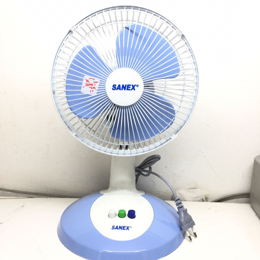 SANEX Kipas Angin Duduk /Desk Fan Ukuran 12 inch - BISA SWING KANAN KIRI